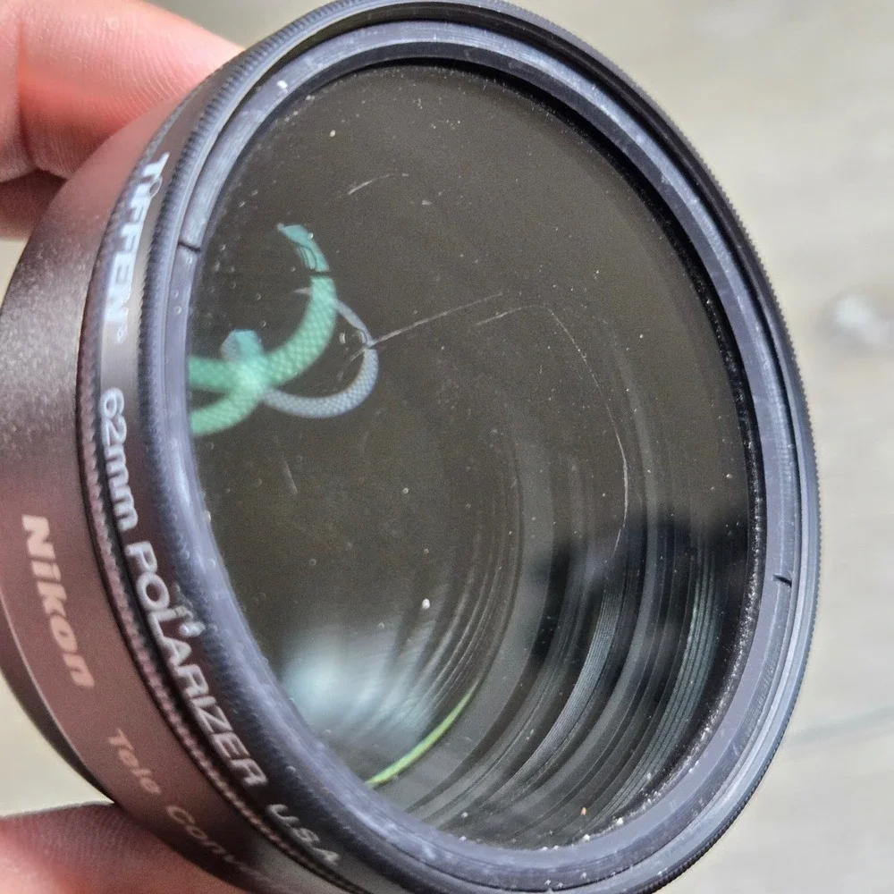 Nikon TC-E2 2x Tele Converter Lens Black with Tiffen 62mm Polarizer Tested
